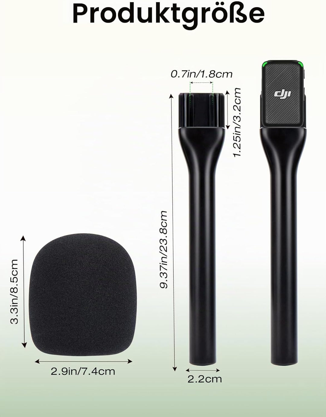 Tragbarer kabelloser Mikrofonständer für DJI-Mikrofon, Halterung für DJI Mic 2, tragbarer Mikrofonad