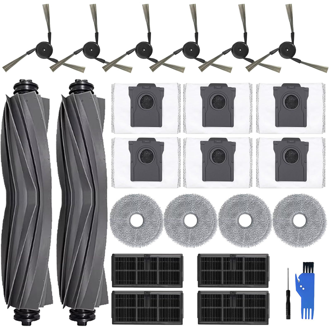 22 Pcs Zubehör für Dreame X40 Ultra Complete/L40 Ultra/X40 Master, für Mova P50 Pro Ultra Staubsauge