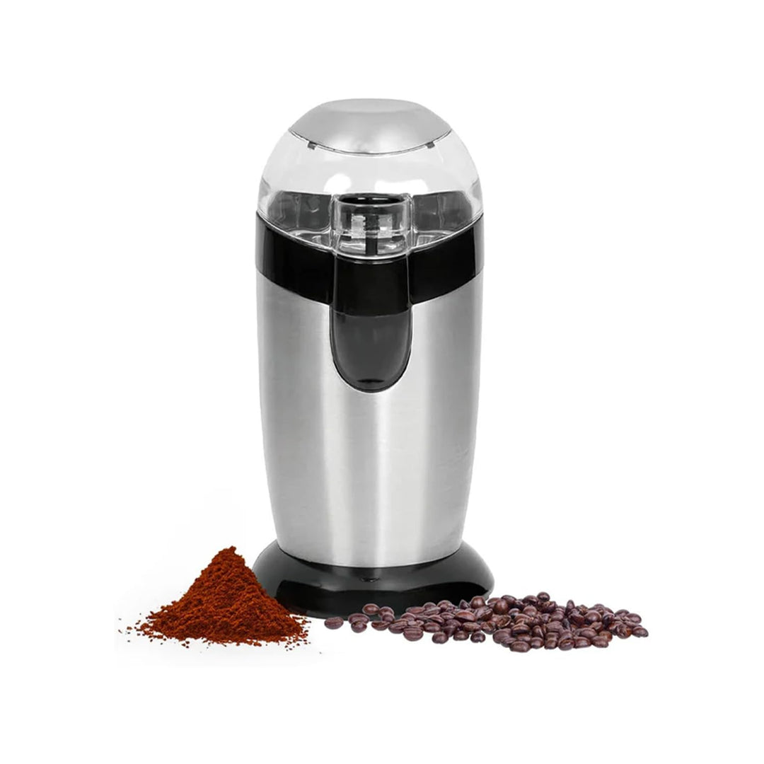 Avilia Elektrischer Kaffeemühle mit Klingen aus Edelstahl und hygienischem Behälter – Kaffeemühle fü