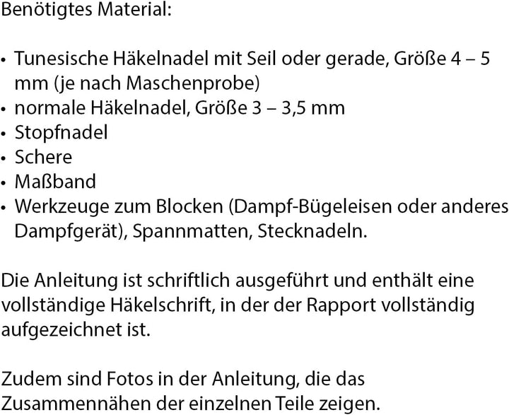 SparWolle Bobbel Mulberry Summer Top Tunesisches Häkelset, 2 Bobbel mit Anleitung (3 / M / 40-42, MU