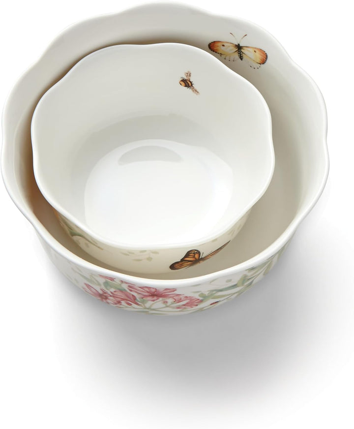 Lenox Schmetterling-Wiese Nistschalen Set von 2, Nistschalen 2er Set
