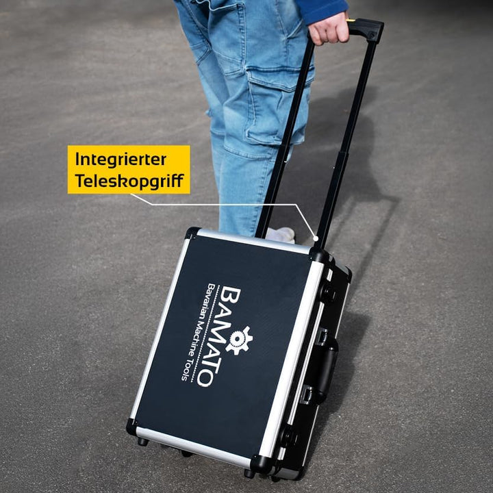 BAMATO WORK-193 Werkzeugkoffer befüllt 193-tlg Werkzeug-Set | Werkzeugkiste fahrbar | Werkzeugbox ko