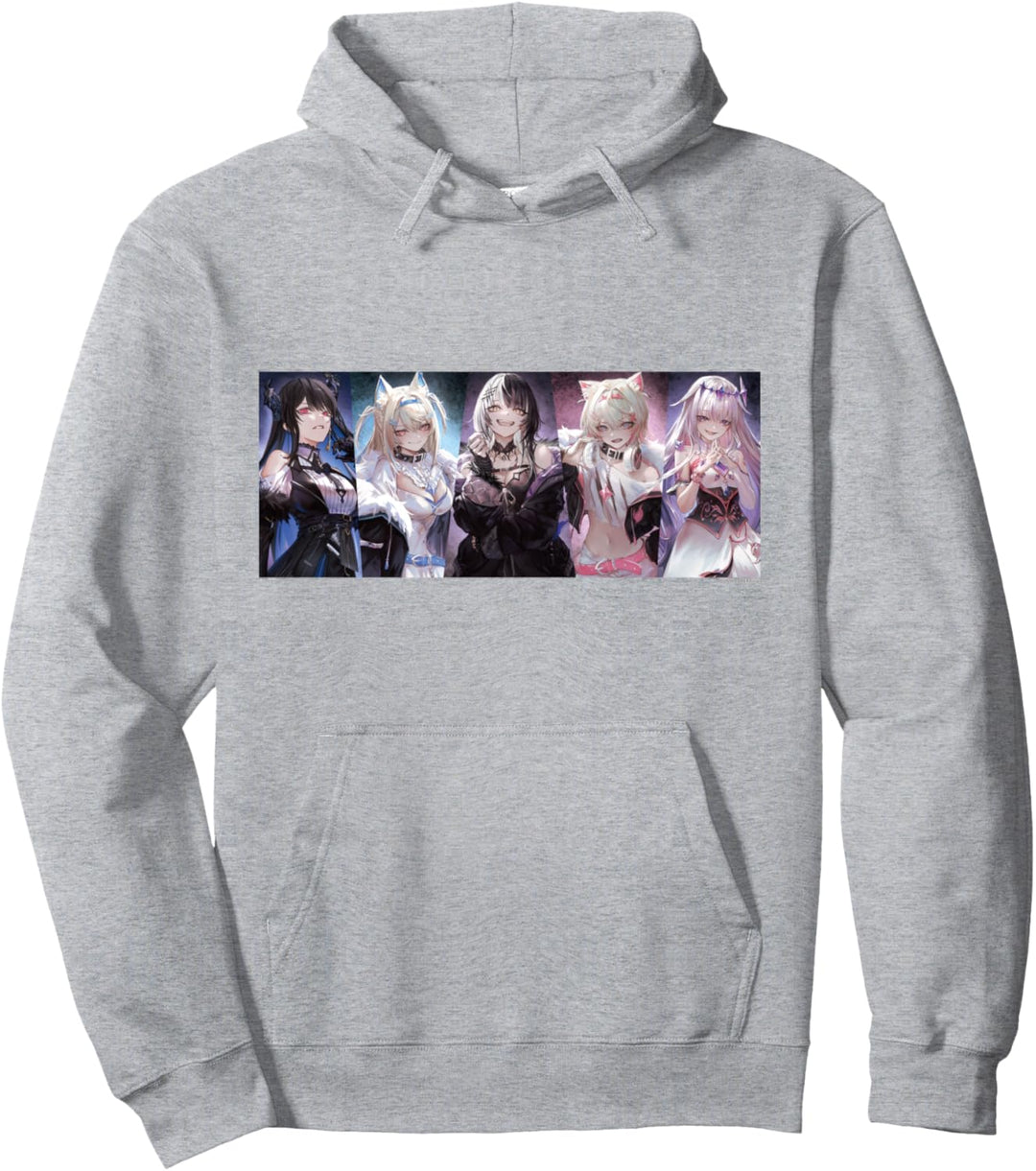hololive English -Advent- Halloween 2023 (Gray) Pullover Hoodie