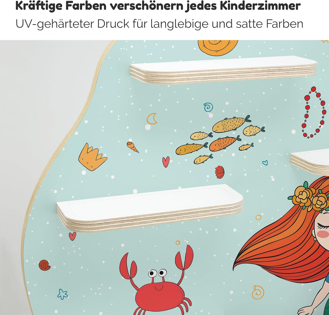 stadtecken Kinder Regal für Musikbox I Geeignet für die Toniebox und ca. 50 Tonies I Perfekte Aufbew