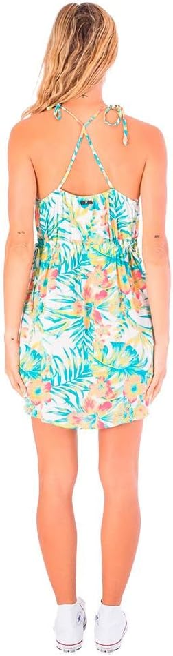 Hurley Damen Kate Tie Dress Lässiges Kleid XS Hawaiianischer Garten, XS Hawaiianischer Garten