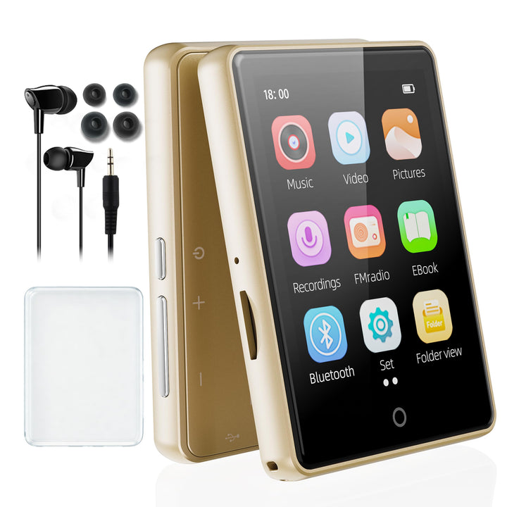 64 GB MP3 Player Bluetooth 5.3 mit Lautsprecher, 2,8 Zoll grosses Display, HiFi-Sound Music playermp