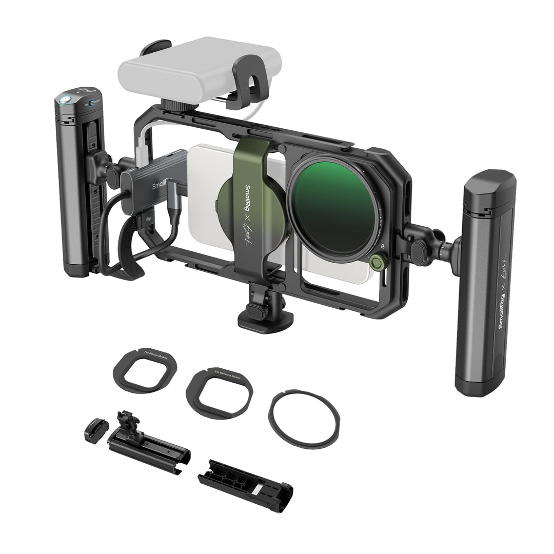 SMALLRIG x Brandon Li All-in-One-Videokit für Mobilgeräte, universelles Video-Rig-Kit aus Aluminium