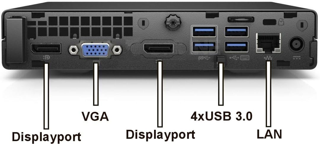 HP 18cm Silent Mini-PC Business Office Multimedia Computer mit 3 Jahren Garantie! | Intel®Pentium® 4