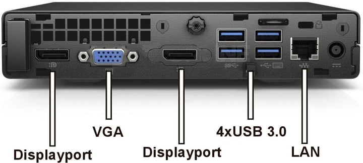 HP 18cm Silent Mini-PC Business Office Multimedia Computer mit 3 Jahren Garantie! | Intel®Pentium® 4