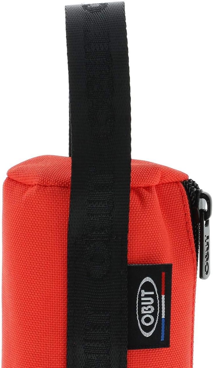 Obut Tasche für 3 Boccia-Kugeln „Troorro“, aus Segeltuch, rot