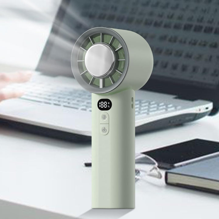 Persönlicher Faltbarer Ventilator,Leiser Reisventilator Klappbar Wiederaufladbar - 3-fach Regulierba