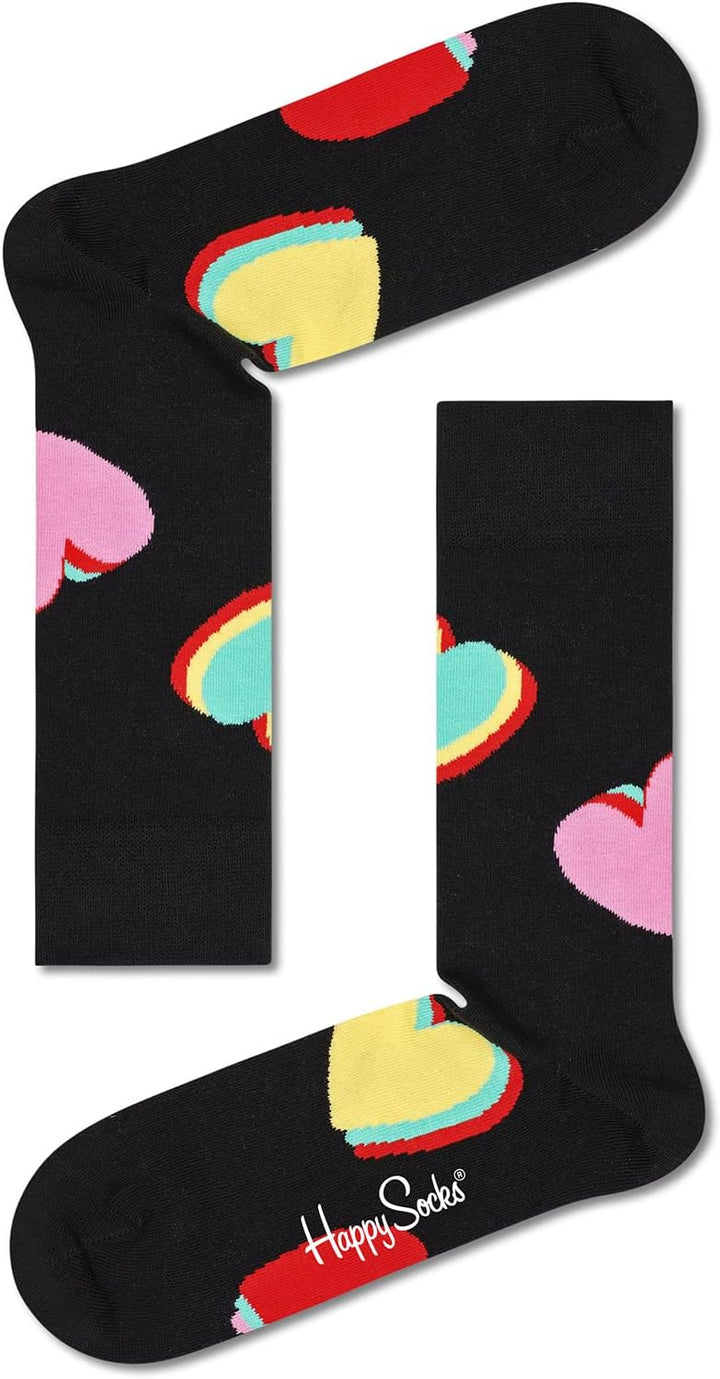 Happy Socks Geschenkbox I LOVE YOU SOCKS GIFT SET 3-PACK XLOS08-4300 Mehrfarbig, Size:41-46