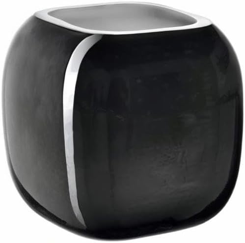 LEONARDO HOME Vase MILANO 9,3 cm grau 041649, Glas Grau 9 cm, Grau 9 cm