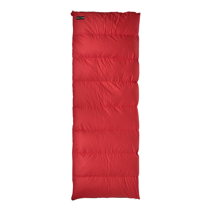 Lowland Outdoor Companion Economy Daunen Deckenschlafsäcke, Rot, 210x80 cm