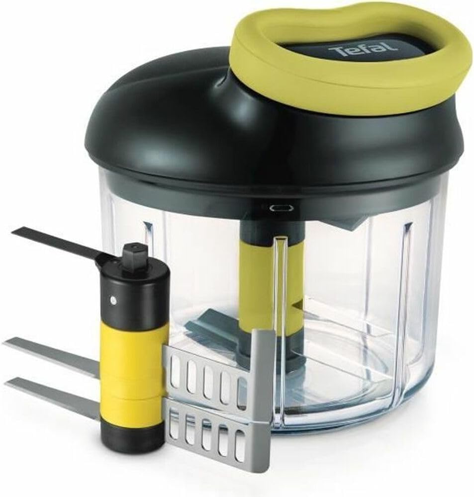 Tefal K1321324 Manueller Zerkleinerer 5 Sekunden | mit spezieller Püree-Klinge | 900 ml | Passierkli