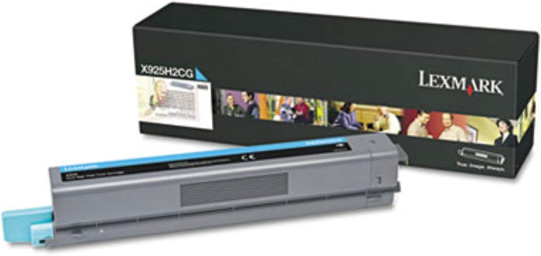 Lexmark X925H2CG X925 Tonerkartusche Hohekapazität 7.500 Seiten 1er-Pack, cyan, Cyan