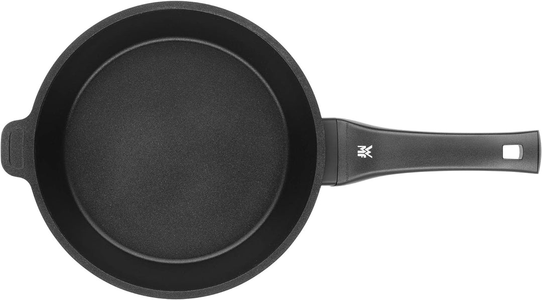 WMF Permadur Premium Schmorpfanne 28cm Induktion, mit Gegengriff, hoher Rand, Aluminium beschichtet,