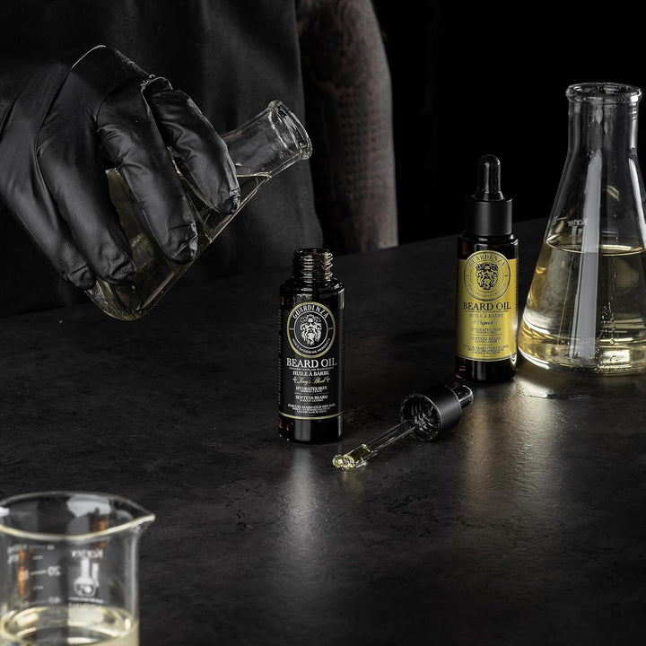 Guardenza Bartöl Variety Set – 3 verschiedene Bartöle – Bartpflege – 30 ml pro Flasche