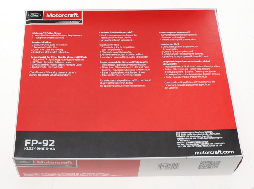 Motorcraft - FP-92 FP92 Innenraumfilter