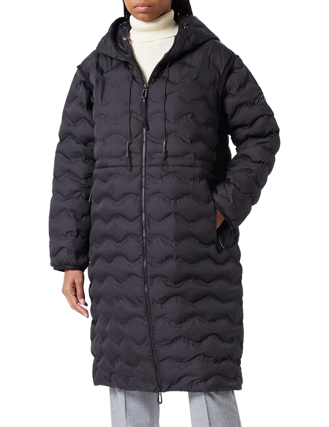 REPLAY Damen Übergangsjacke, M 098 Black