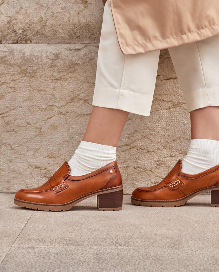 Pikolinos Absatzschuhe in Leder Modell LLANES für Frauen 41 EU Brandy, 41 EU Brandy