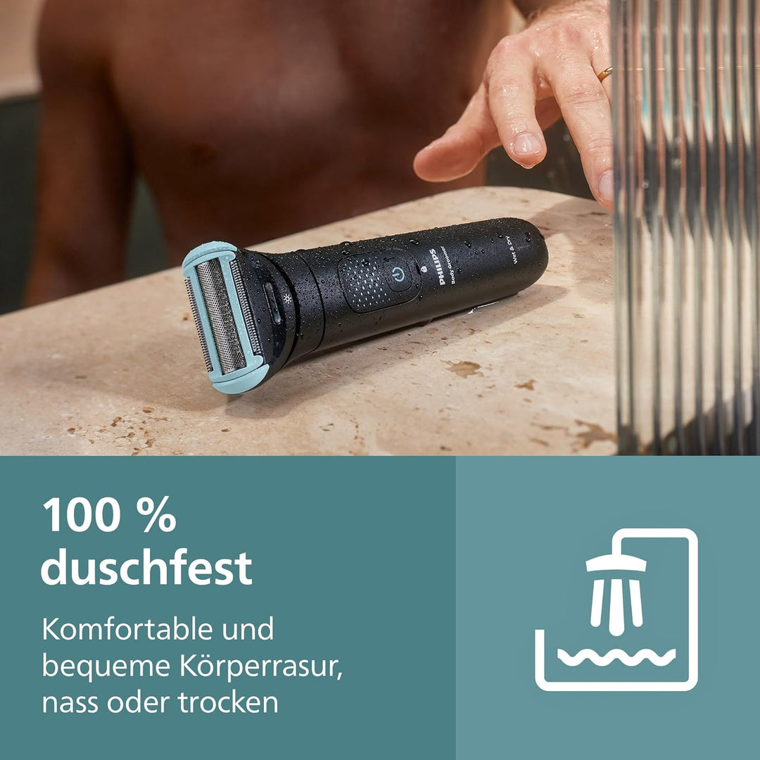 Philips Body Groomer 7000 Series - Trimmer für Herren mit 2D-Flexkopf, Triple Protect Shave System,