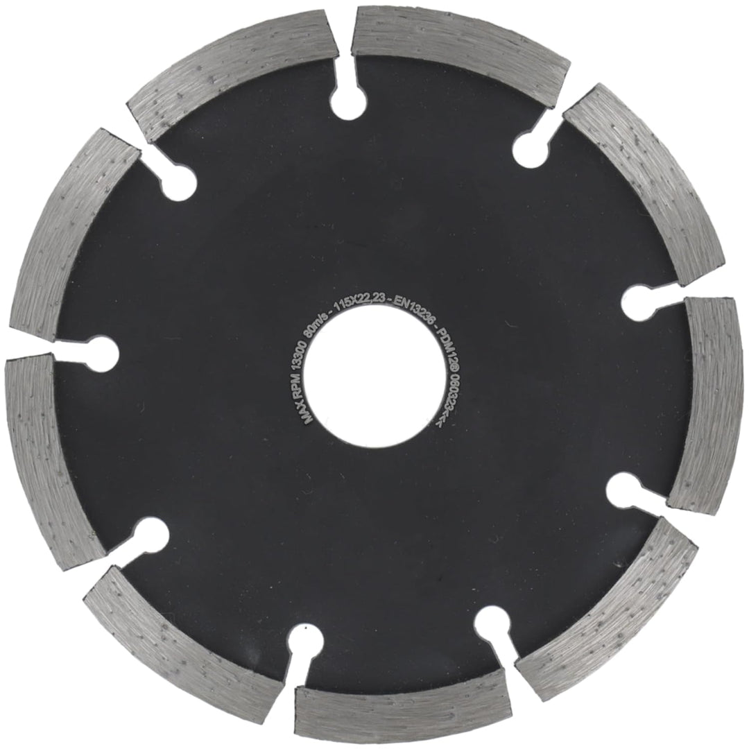 PRODIAMANT Fugenfräser ø 115 mm Breite 6mm für Mörtel Beton Mauerwerk und Putz 10mm Diamantsegment P