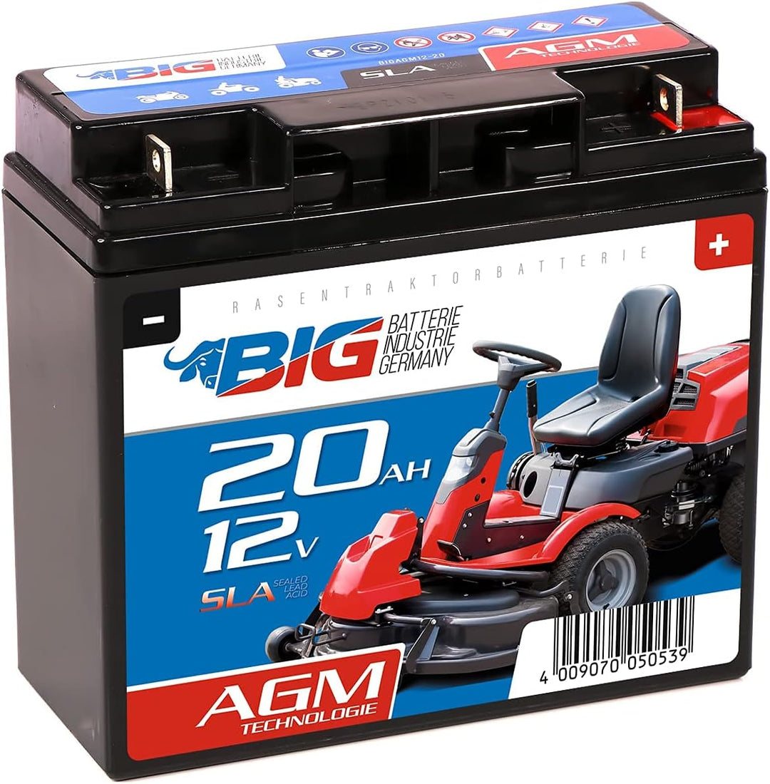 BIG Professional Garden AGM 12V 20Ah für Rasenmäher