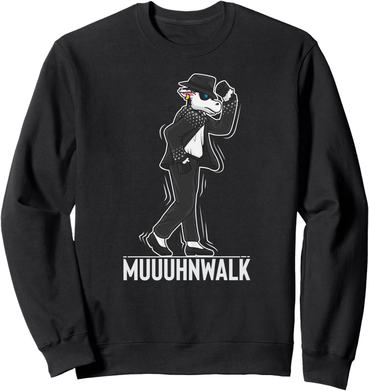 Muuuhnwalk Lustiges Kuh Wortspiel Tanzen Kühe Bauer Sweatshirt
