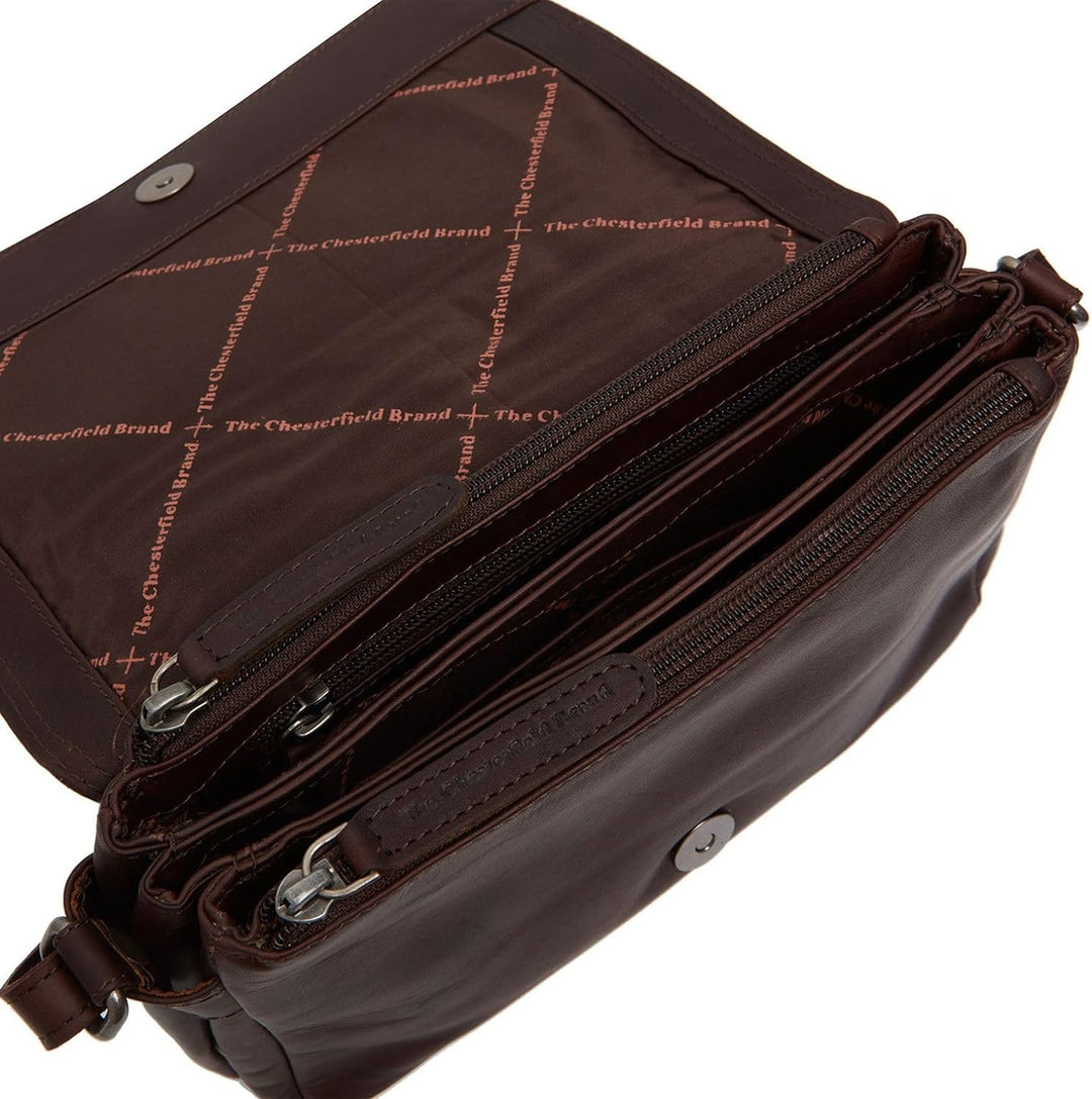 The Chesterfield Brand Redmond Umhängetasche Leder 23 cm Einheitsgrösse Brown, Einheitsgrösse Brown