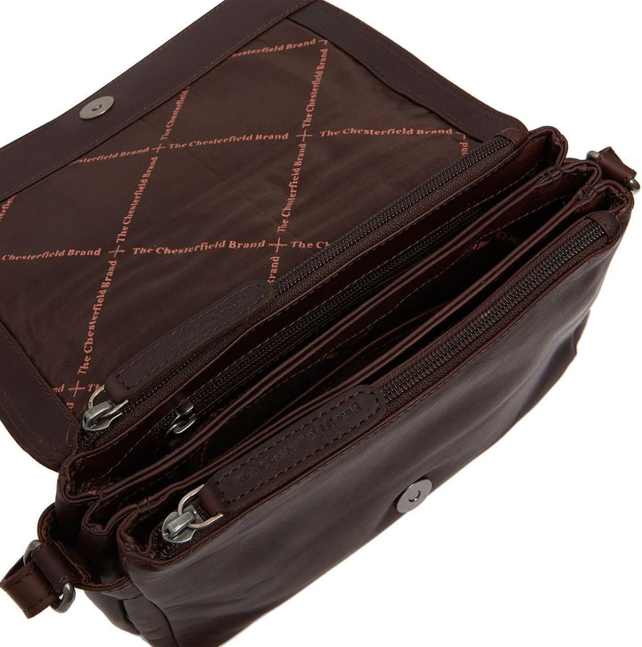 The Chesterfield Brand Redmond Umhängetasche Leder 23 cm Einheitsgrösse Brown, Einheitsgrösse Brown