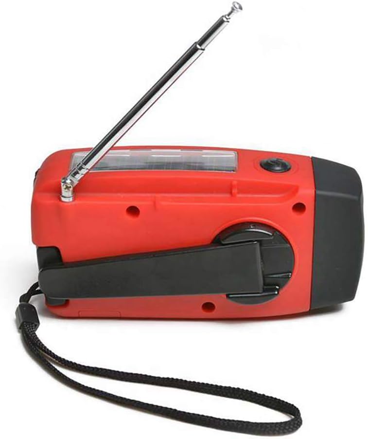 Solar Handkurbel Radio,2000 mAh Solar Handkurbel Dynamo Radio mit LED Taschenlampe Batterieleistung