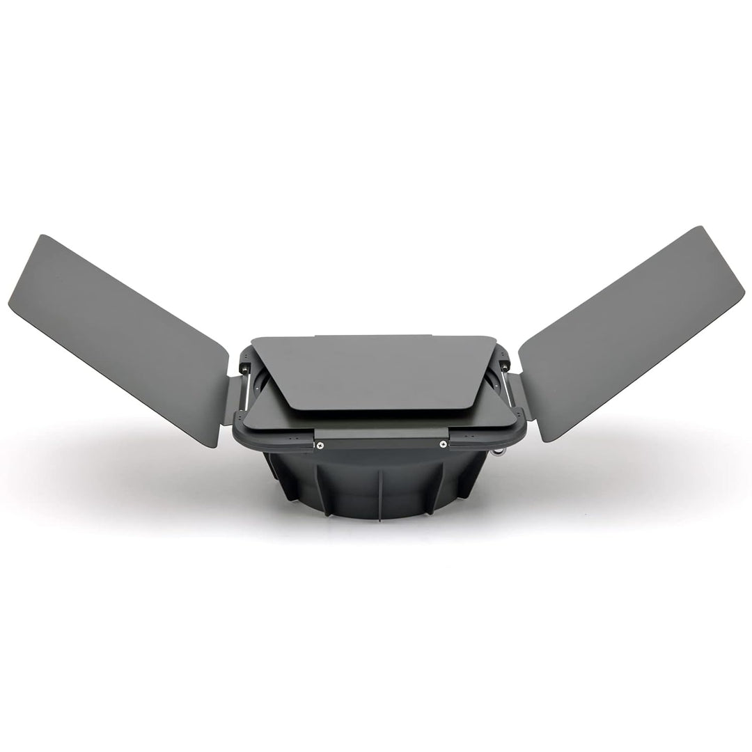 Hobolite Barndoors, Abschirmklappen Set für Pro LED-Dauerlicht für Fotografie (300 W) Pro Barndoor-S
