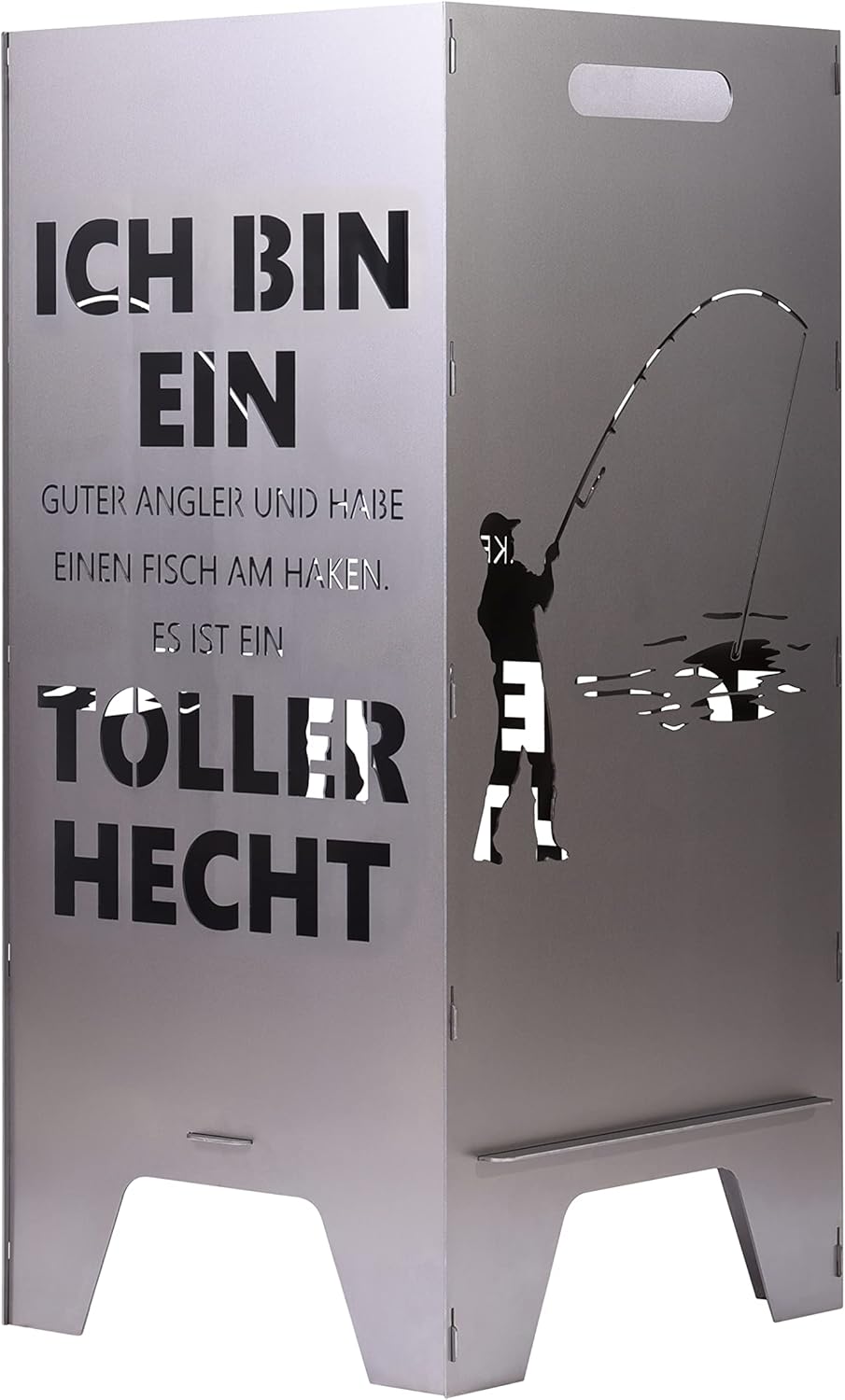Feuertonne Mit Maritim Motiv | Stabiles Stecksystem Mit Tragegriffen | Robust & Aus Hochwertigem Sta