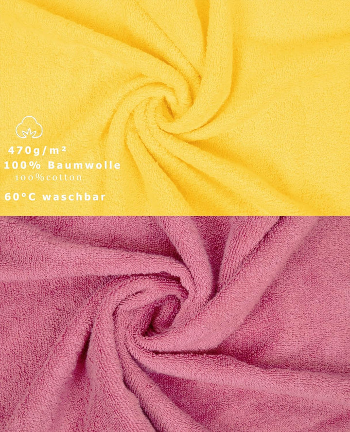 Betz 10-TLG. Handtuch-Set Premium 100% Baumwolle 2 Duschtücher 4 Handtücher 2 Gästetücher 2 Waschhan