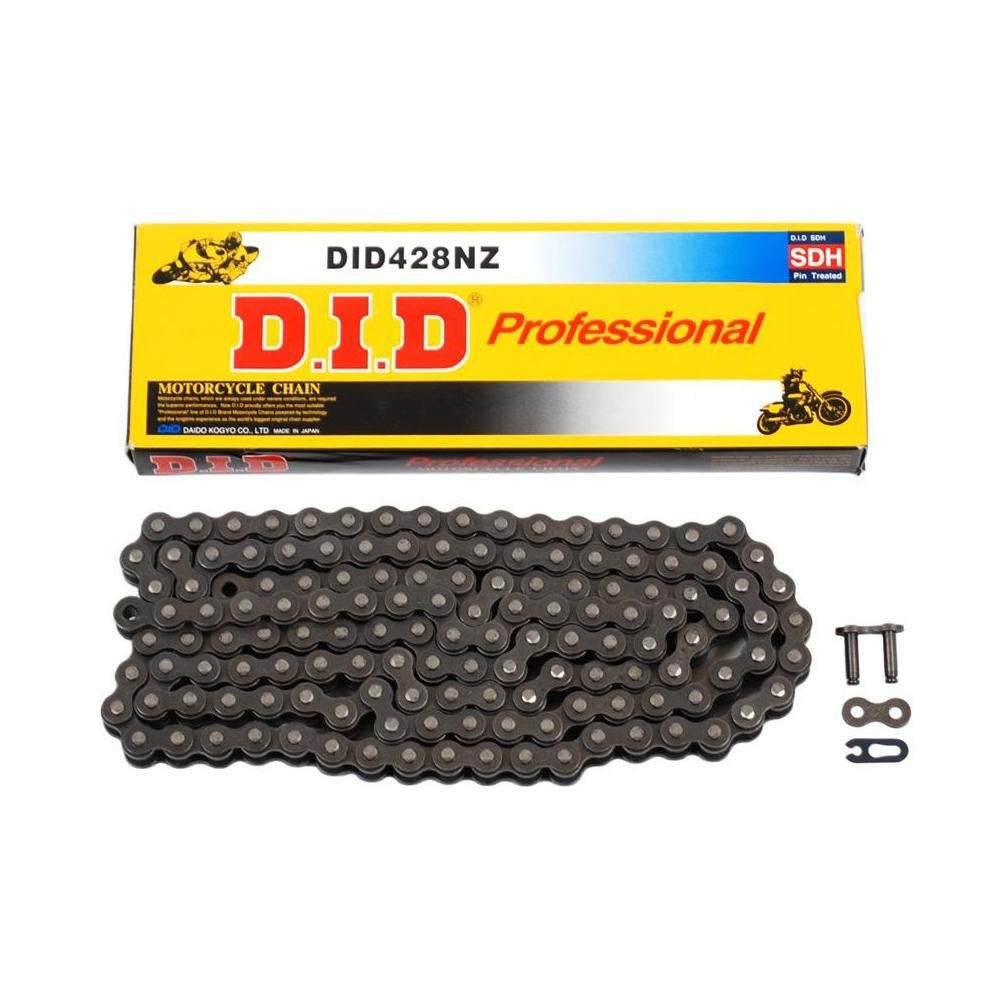 DID Kette 428 NZ, 130 Glieder (Standard), offen mit Clipschloss