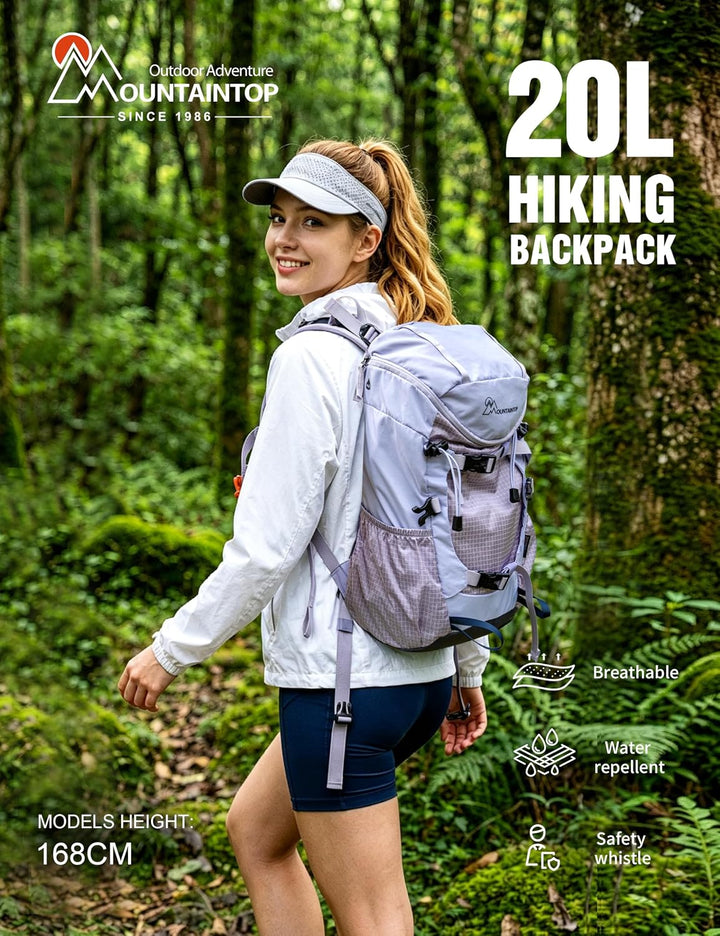 Mountaintop 20L Wanderrucksack Herren Damen Trekkingrucksack Reiserucksack Outdoor Rucksack Trekking