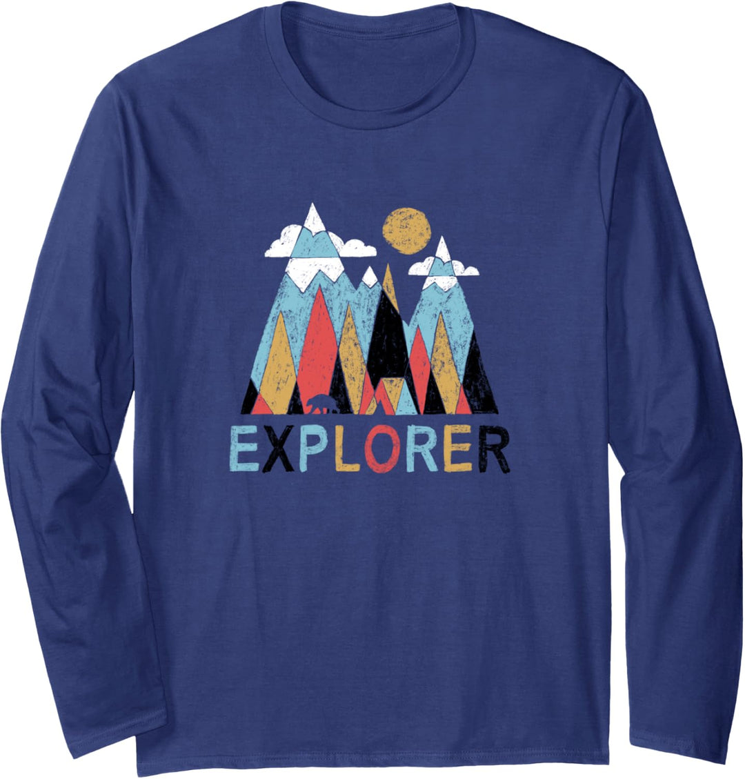 Explorer Zelte. Langarmshirt