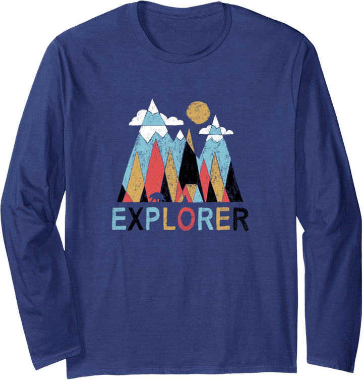 Explorer Zelte. Langarmshirt
