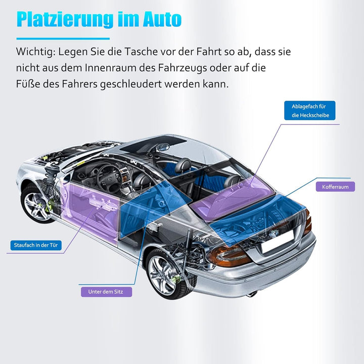 OMECO Entfeuchter Auto Kissen 2000g Wiederverwendung Silica Gel Luftentfeuchter Granulat Pack,Gegen