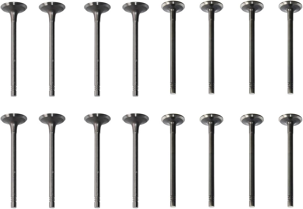 Huiruhy 8x Einlassventil + 8x Auslassventil Kompatibel mit 1.4 1.6 FSi 1.2 HTP 16V ATN BCB BTG BXW A