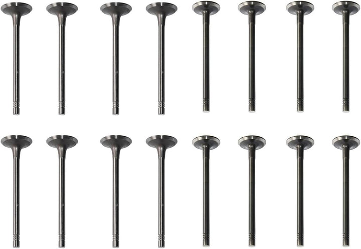 Huiruhy 8x Einlassventil + 8x Auslassventil Kompatibel mit 1.4 1.6 FSi 1.2 HTP 16V ATN BCB BTG BXW A