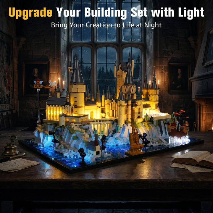 Kyglaring LED-Beleuchtungsset (kein Modell) - Kompatibel mit Lego-76419 Harry Potter Hogwarts Castle