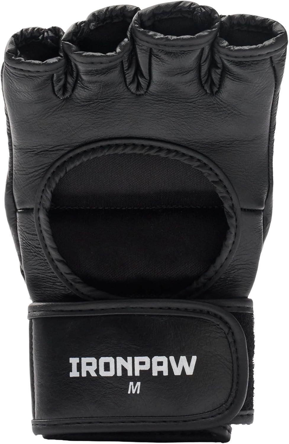 BENLEE Leder MMA Kampfhandschuhe IRONPAW Black/White M, Black/White M