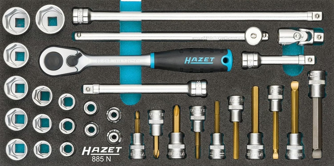 Hazet Steckschlüssel-Satz 3/8" 885N 32-teilig