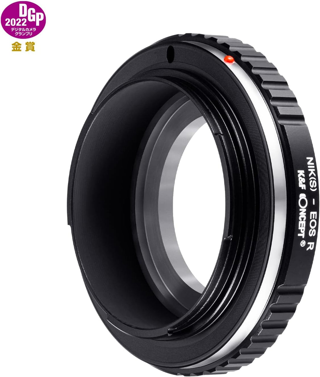 K&F Concept Lens Mount Adapter NIK(S)-EOS R Manual Focus Kompatibel mit Nikon(S) Objektiv an Canon E