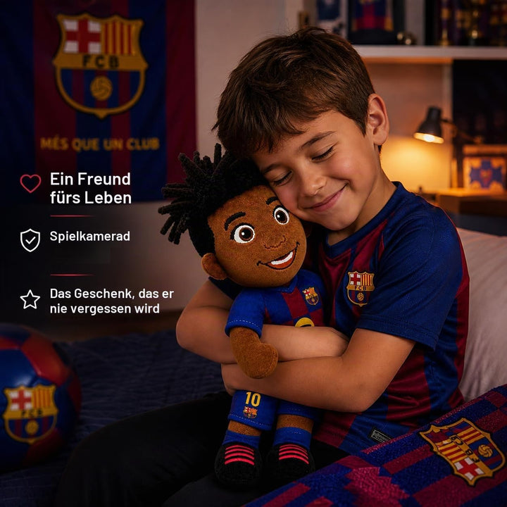 Grupo Moya - Plüschfigur Lamine Yamal FC Barcelona 25 cm – Barca-Plüschfigur Trikotnummer 10, Barça-