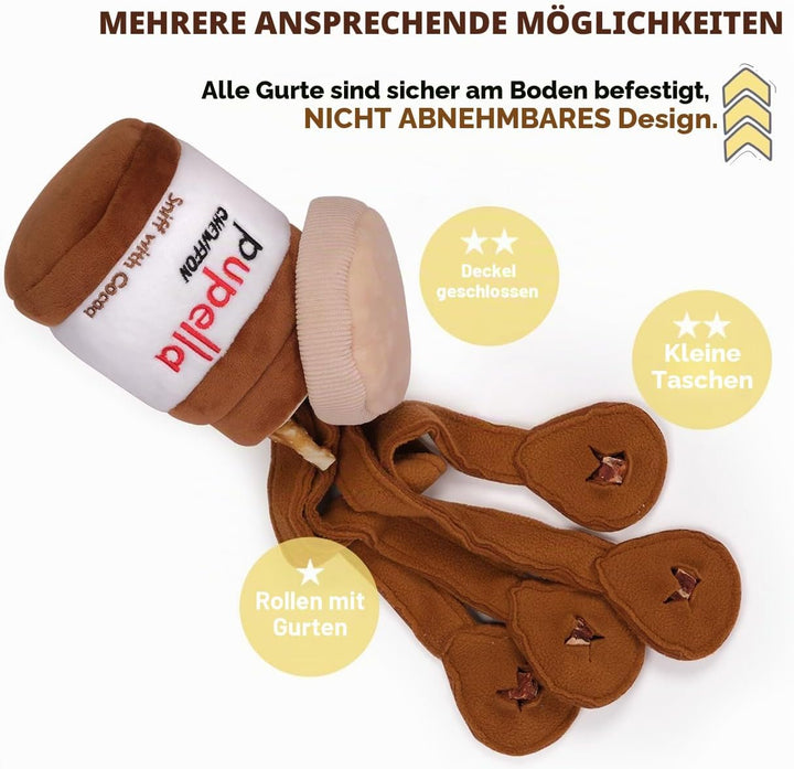 CHEWFFON Hundespielzeug Puzzle, Interaktives Hundespielzeug, Hundebereicherungsspielzeug Gegen Lange