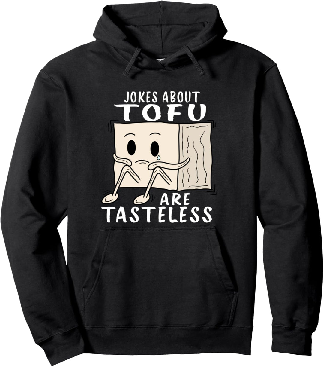 Jokes About Tofu Metzger Fleischer Fleischfresser Anti Vegan Pullover Hoodie