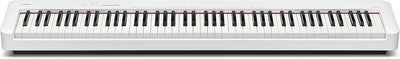 Casio CDP-S110WE Digitalpiano mit 88 gewichteten Pianotasten, weiss & Rockjam Double Bracked Einstel
